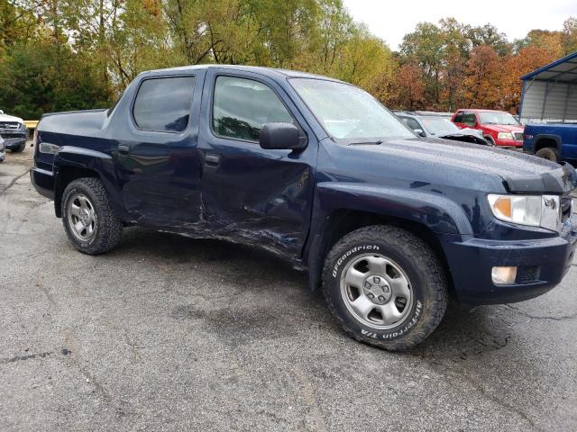 5FPYK1F2XBB009571 - 2011 HONDA RIDGELINE RT BLUE photo 4