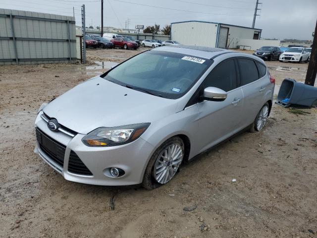 1FADP3N25EL422432 - 2014 FORD FOCUS TITANIUM SILVER photo 1