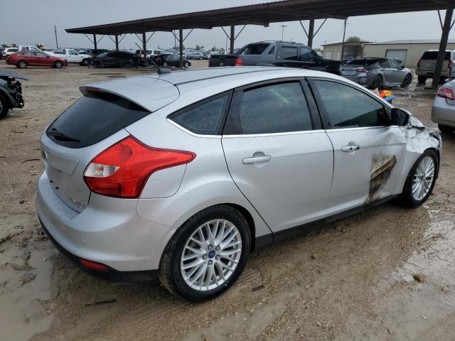 1FADP3N25EL422432 - 2014 FORD FOCUS TITANIUM SILVER photo 3