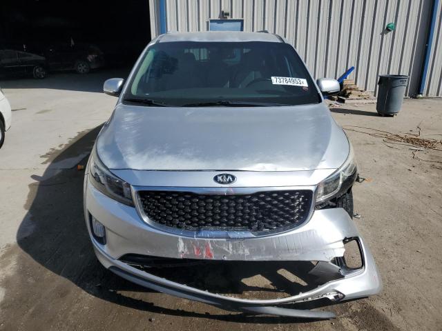 KNDMC5C10F6022225 - 2015 KIA SEDONA EX SILVER photo 5