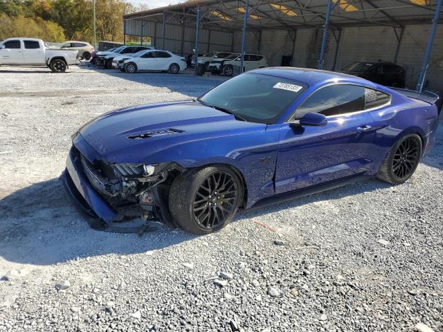 1FA6P8CF4F5412833 - 2015 FORD MUSTANG GT BLUE photo 1