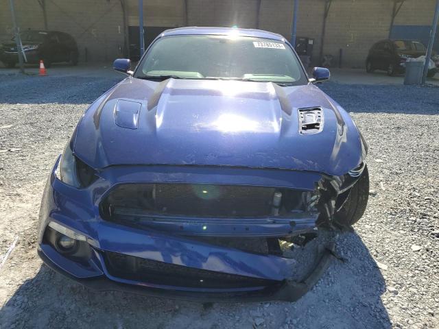 1FA6P8CF4F5412833 - 2015 FORD MUSTANG GT BLUE photo 5