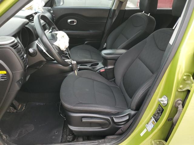 KNDJN2A27E7726356 - 2014 KIA SOUL GREEN photo 7