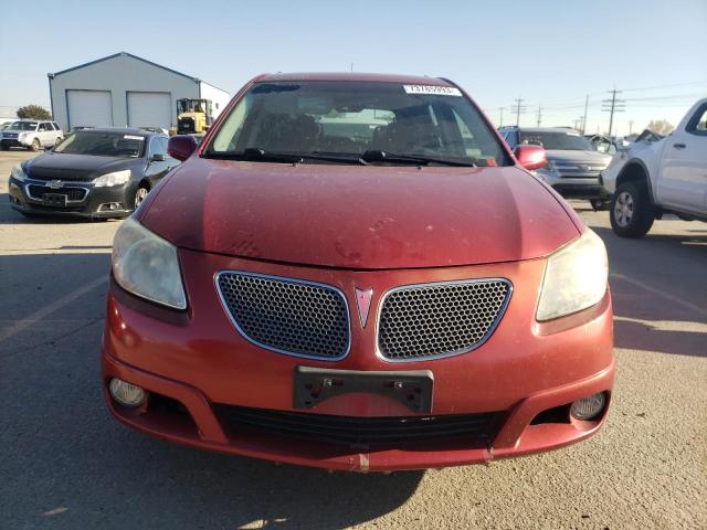 5Y2SL65817Z405887 - 2007 PONTIAC VIBE RED photo 5