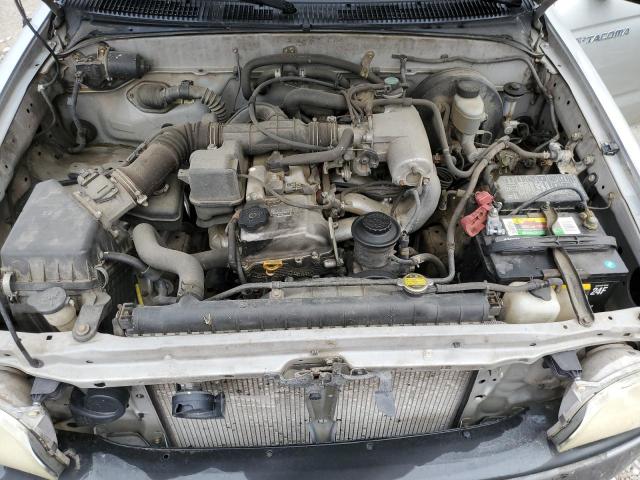 5TEPM62N72Z003219 - 2002 TOYOTA TACOMA SILVER photo 11