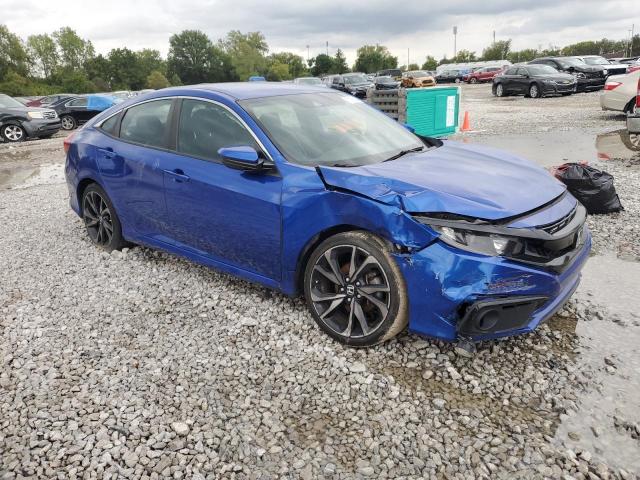 2HGFC2F81KH511713 - 2019 HONDA CIVIC SPORT BLUE photo 4