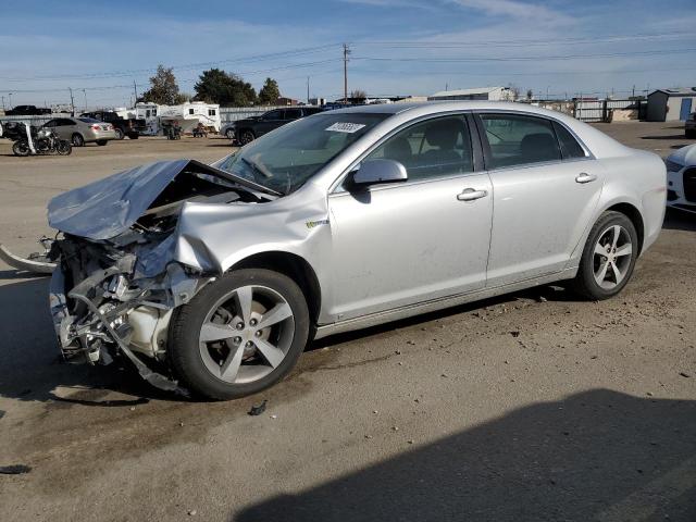 1G1ZF57529F214110 - 2009 CHEVROLET MALIBU HYBRID SILVER photo 1