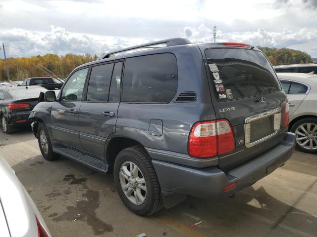 JTJHT00W054001628 - 2005 LEXUS LX 470 GRAY photo 2