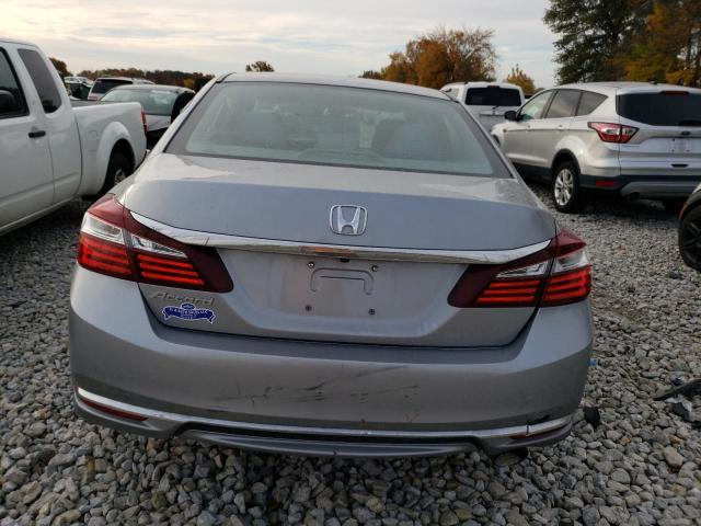 1HGCR2F38HA210269 - 2017 HONDA ACCORD LX SILVER photo 6