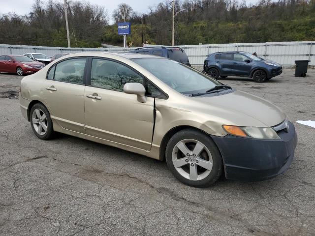 1HGFA16897L095016 - 2007 HONDA CIVIC EX BEIGE photo 4