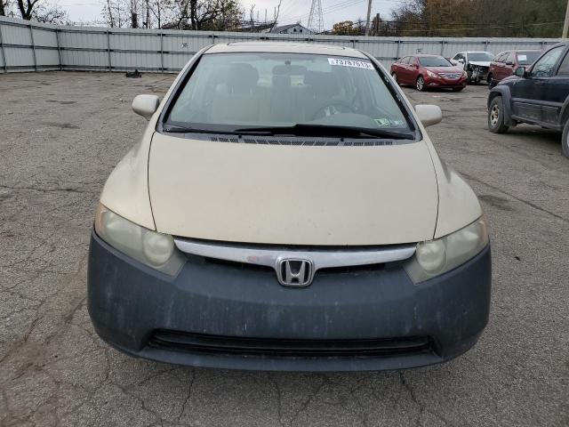 1HGFA16897L095016 - 2007 HONDA CIVIC EX BEIGE photo 5