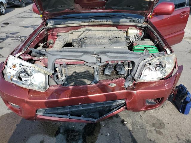 JTEBU14R78K001881 - 2008 TOYOTA 4RUNNER SR5 RED photo 12