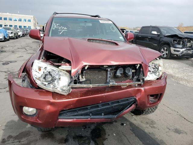 JTEBU14R78K001881 - 2008 TOYOTA 4RUNNER SR5 RED photo 5