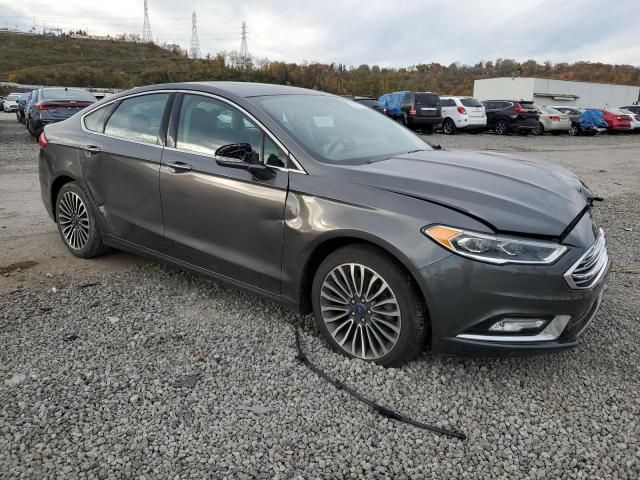 3FA6P0T95HR100631 - 2017 FORD FUSION SE CHARCOAL photo 4