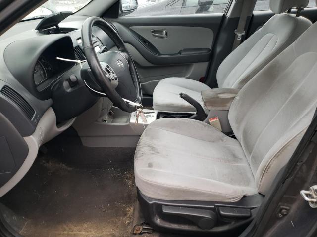 KMHDU46D88U481137 - 2008 HYUNDAI ELANTRA GLS GRAY photo 7