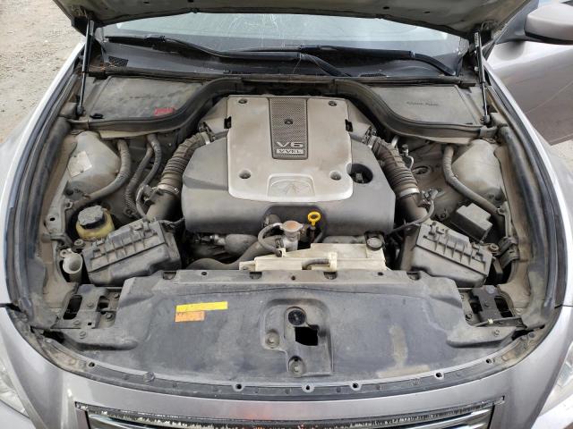 JNKCV64E18M107679 - 2008 INFINITI G37 BASE GRAY photo 11