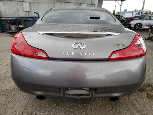 JNKCV64E18M107679 - 2008 INFINITI G37 BASE GRAY photo 6