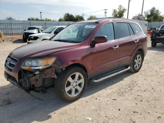 5NMSH13E99H280710 - 2009 HYUNDAI SANTA FE SE BURGUNDY photo 1