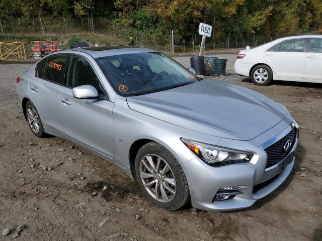 JN1BV7AR3FM418153 - 2015 INFINITI Q50 BASE SILVER photo 4