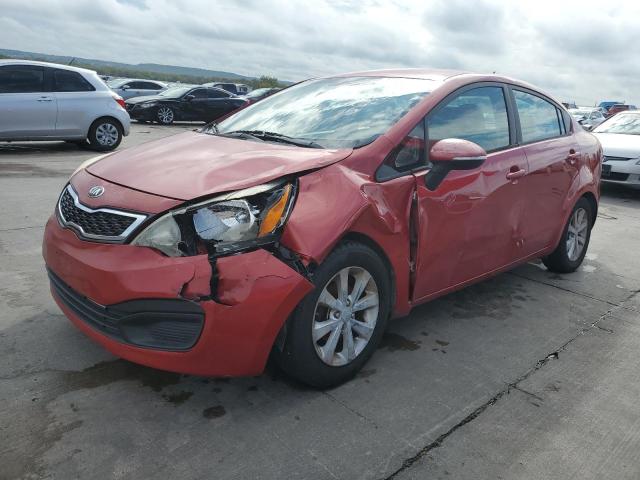 KNADN4A32E6325527 - 2014 KIA RIO EX RED photo 1