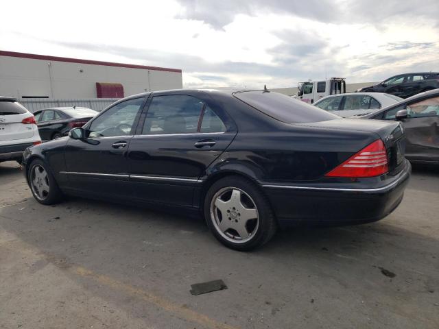 WDBNG84J63A377142 - 2003 MERCEDES-BENZ S 500 4MATIC BLACK photo 2