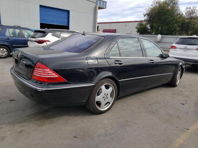 WDBNG84J63A377142 - 2003 MERCEDES-BENZ S 500 4MATIC BLACK photo 3