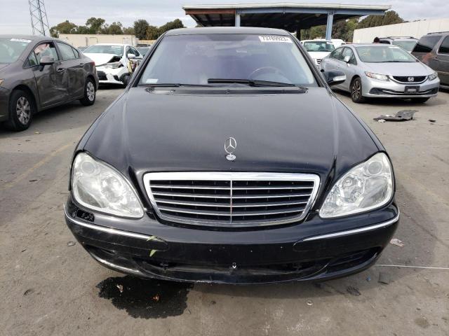 WDBNG84J63A377142 - 2003 MERCEDES-BENZ S 500 4MATIC BLACK photo 5