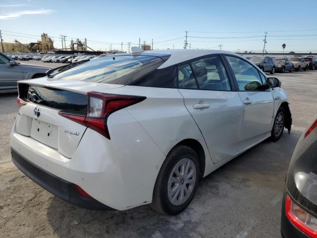 JTDKARFU0L3111980 - 2020 TOYOTA PRIUS L WHITE photo 3