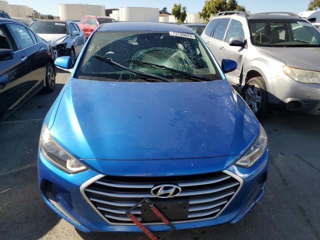 5NPD74LF4HH101075 - 2017 HYUNDAI ELANTRA SE BLUE photo 5