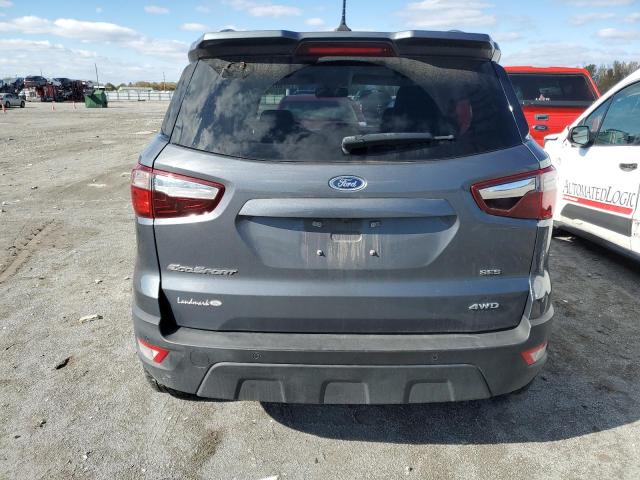 MAJ6S3JL5LC321720 - 2020 FORD ECOSPORT SES GRAY photo 6