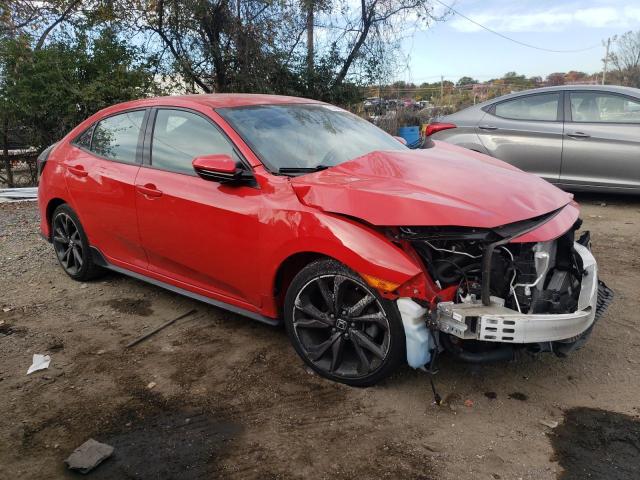 SHHFK7H49JU426145 - 2018 HONDA CIVIC SPORT RED photo 4