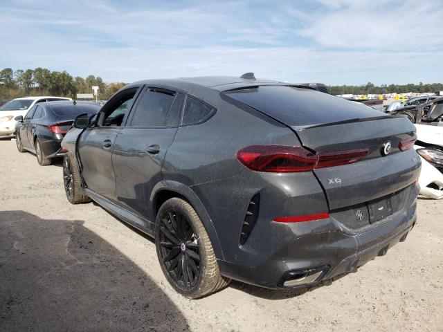 5UXCY8C01P9P38149 - 2023 BMW X6 M50I GRAY photo 2