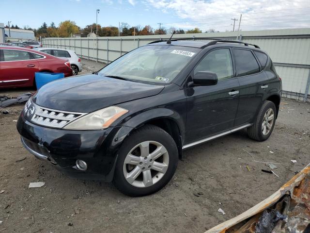 JN8AZ08W77W631293 - 2007 NISSAN MURANO SL BLACK photo 1