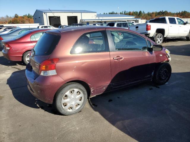 JTDJT4K30A5281876 - 2010 TOYOTA YARIS BURGUNDY photo 3