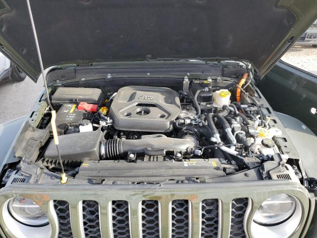 1C4JJXP65NW178429 - 2022 JEEP WRANGLER U SAHARA 4XE GREEN photo 11