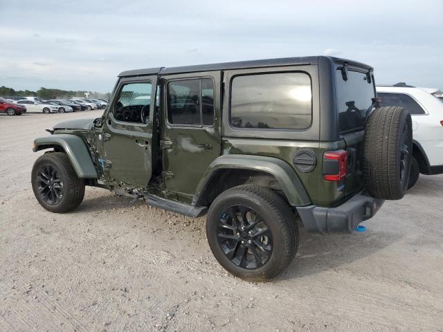 1C4JJXP65NW178429 - 2022 JEEP WRANGLER U SAHARA 4XE GREEN photo 2