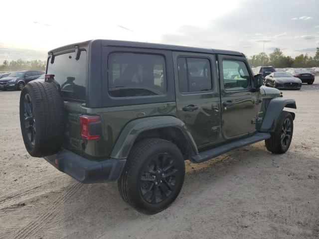 1C4JJXP65NW178429 - 2022 JEEP WRANGLER U SAHARA 4XE GREEN photo 3