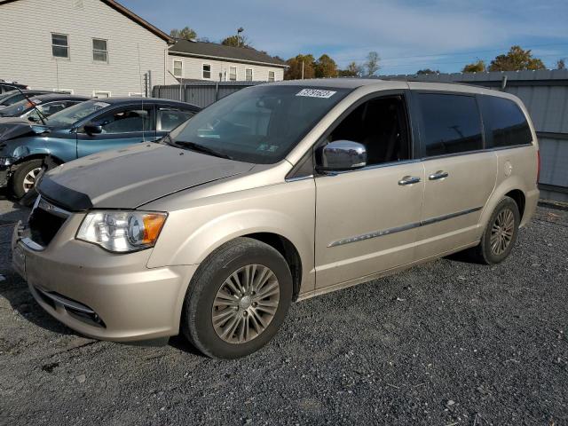 2C4RC1CG2ER413399 - 2014 CHRYSLER TOWN & COU TOURING L TAN photo 1