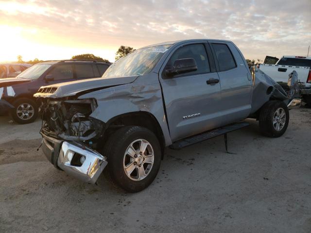5TFRM5F17KX137925 - 2019 TOYOTA TUNDRA DOUBLE CAB SR/SR5 GRAY photo 1