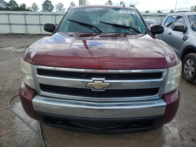 1GCEC19J08Z244544 - 2008 CHEVROLET SILVERADO C1500 BURGUNDY photo 5