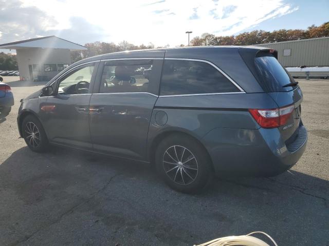 5FNRL5H67DB047697 - 2013 HONDA ODYSSEY EXL GRAY photo 2