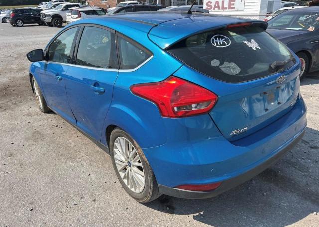 1FADP3N2XGL367737 - 2016 FORD FOCUS TITANIUM BLUE photo 3