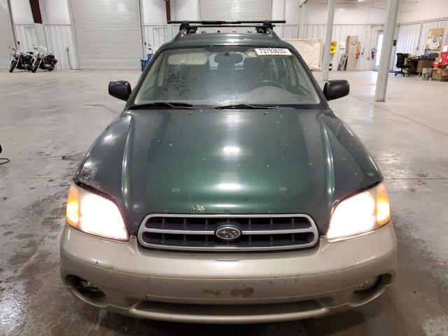 4S3BH675127638077 - 2002 SUBARU LEGACY OUTBACK AWP 绿色 照片 5