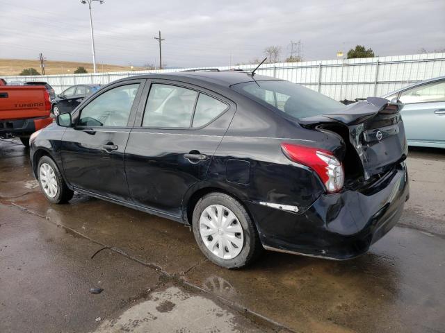 3N1CN7AP2KL822035 - 2019 NISSAN VERSA S BLACK photo 2