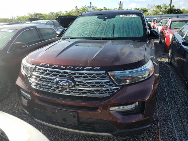 1FMSK8FHXLGB05747 - 2020 FORD EXPLORER LIMITED BURGUNDY photo 5