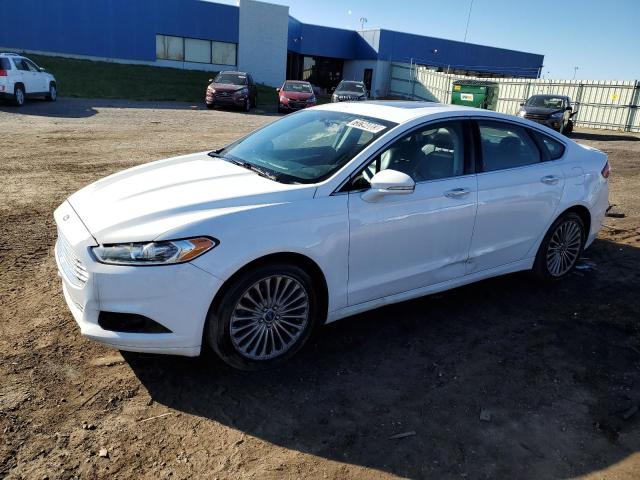 3FA6P0K99FR196228 - 2015 FORD FUSION TITANIUM WHITE photo 1