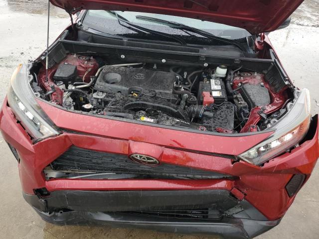 JTMH1RFV3KD502505 - 2019 TOYOTA RAV4 LE RED photo 12