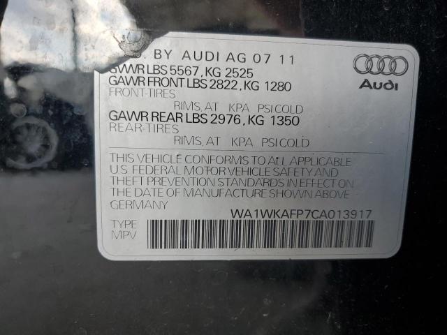 WA1WKAFP7CA013917 - 2012 AUDI Q5 PRESTIGE 黑色 照片 13