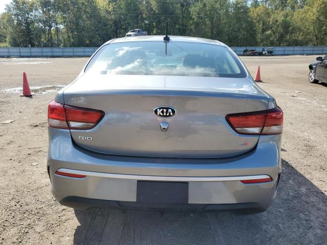 3KPA24AD2ME379684 - 2021 KIA RIO LX SILVER photo 6