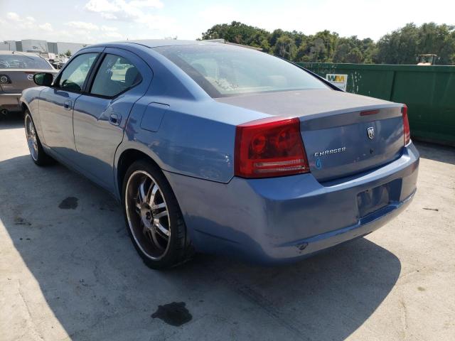 2B3KA43G87H869779 - 2007 DODGE CHARGER SE BLUE photo 3